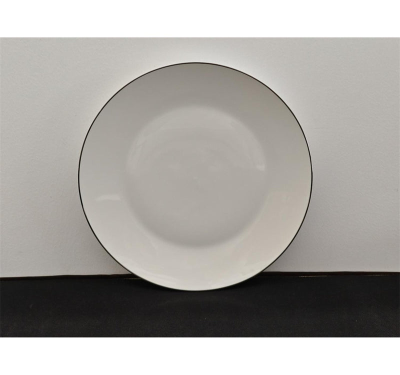 Pearl Noire Dinner Plate, 10.5 inches, White, NBC105SR-LIM