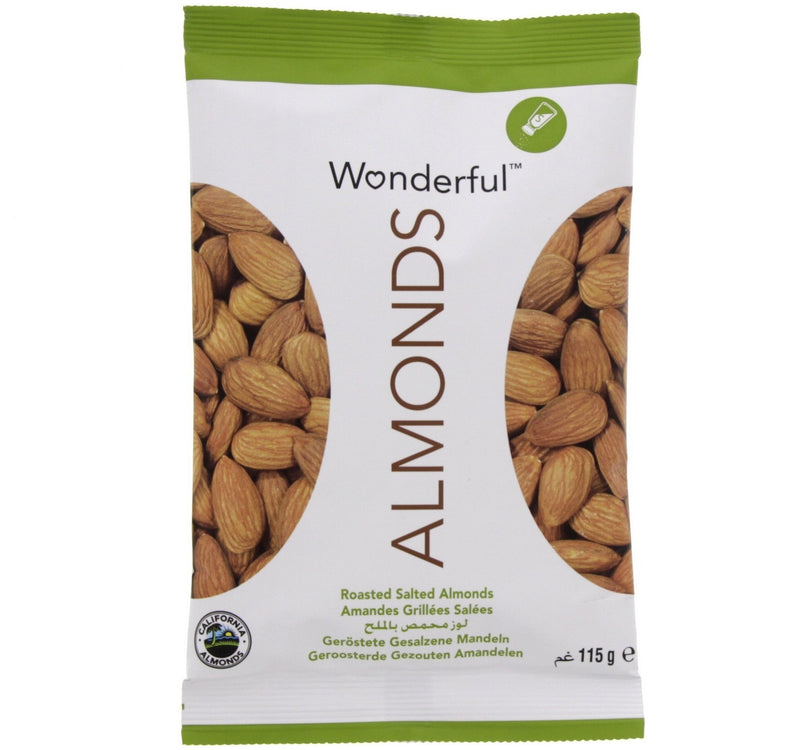 Wonderful Roasted Salted Almonds 115 g Lulu Hypermarket