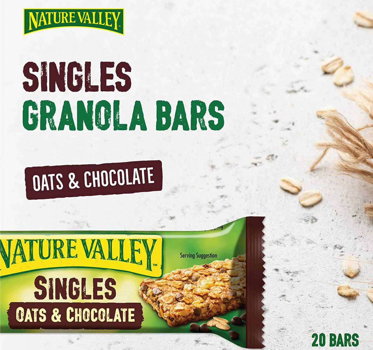 Nature Valley Crunchy Oats & Chocolate Granola Bars Value Pack 20 x 21 g