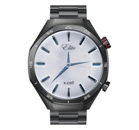 X.Cell Smart Watch Elite-7 Black Steel Lulu Hypermarket