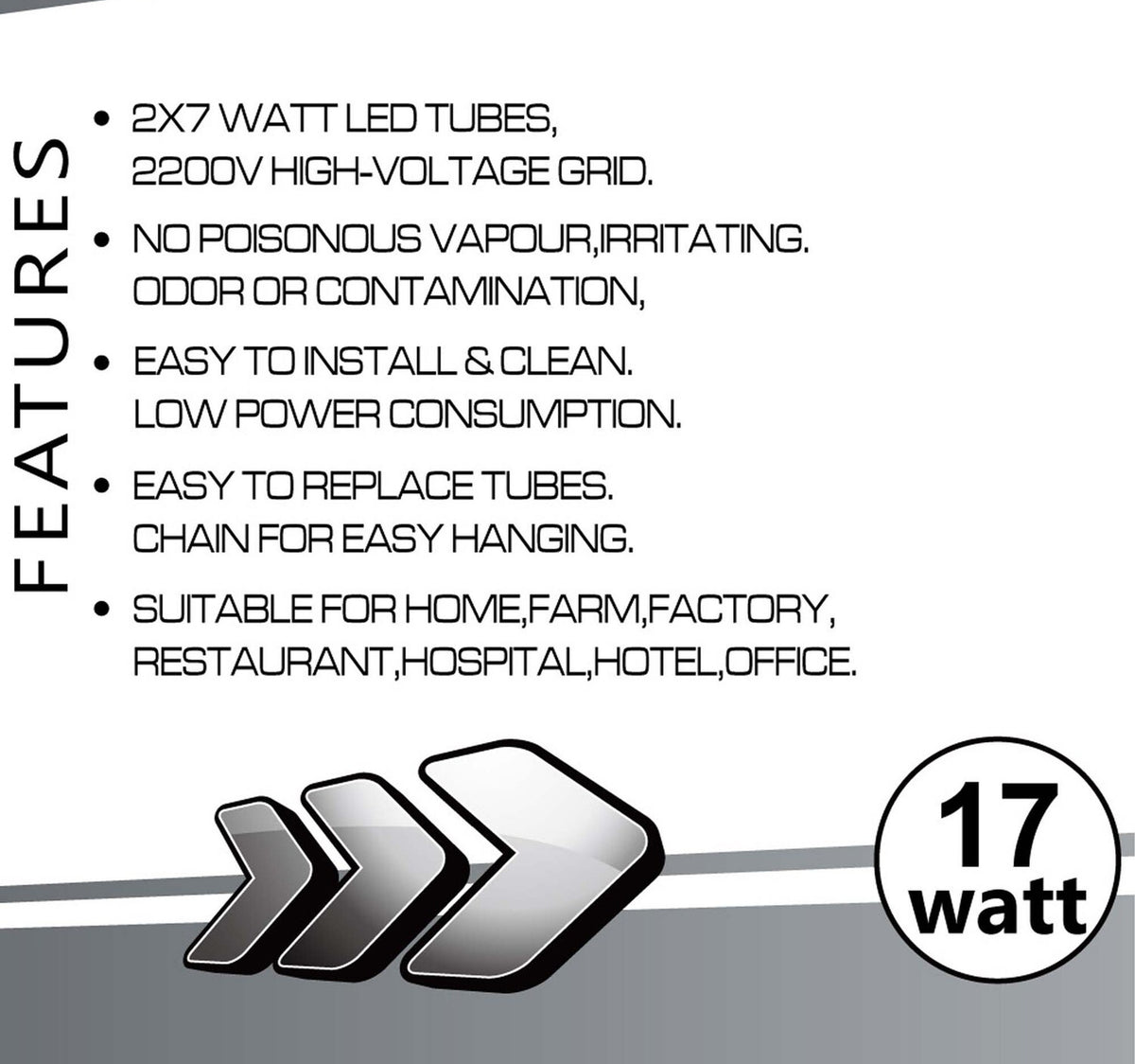 Ikon LED Insect Killer, IK-15IS