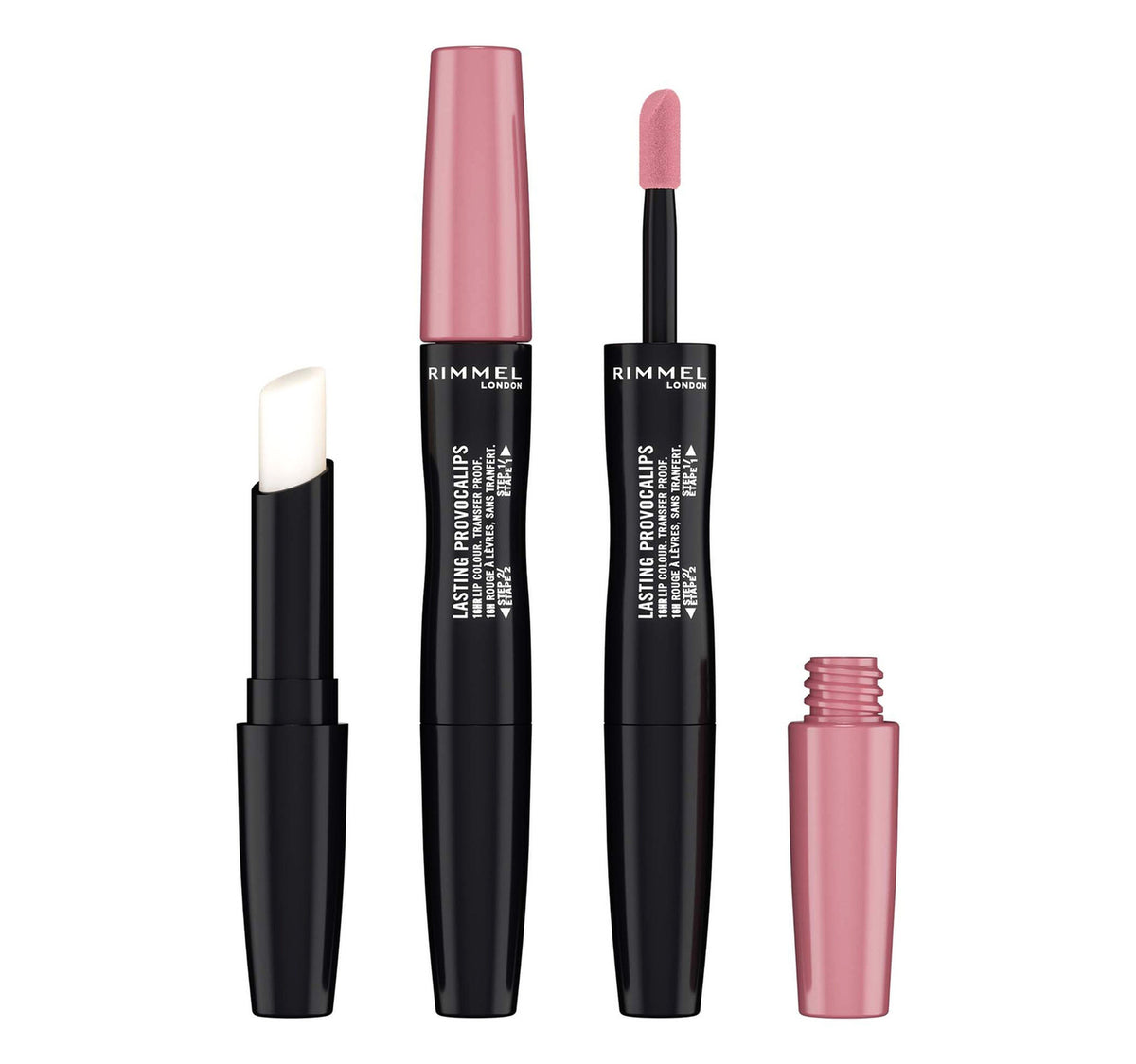 Rimmel London Lasting Provocalips Liquid Lipstick, 220 Come Up Roses, 2.2 ml