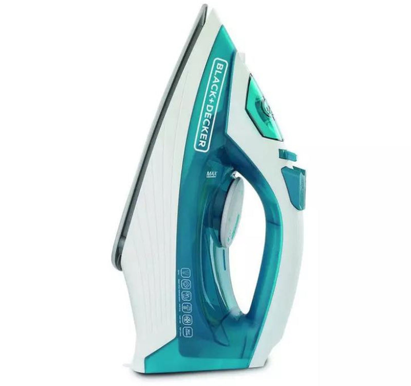 Black+Decker Steam Iron with Nonstick Soleplate, 1600 W, X1575-B5