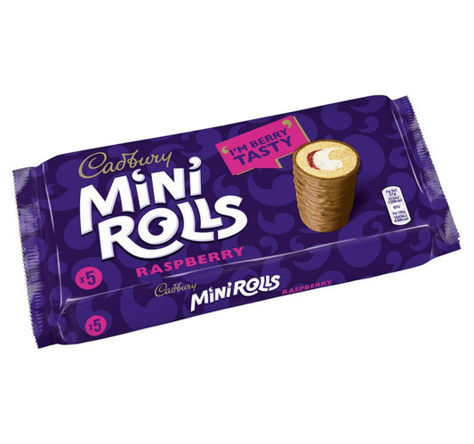 Cadbury Raspberry Mini Rolls 5 pcs