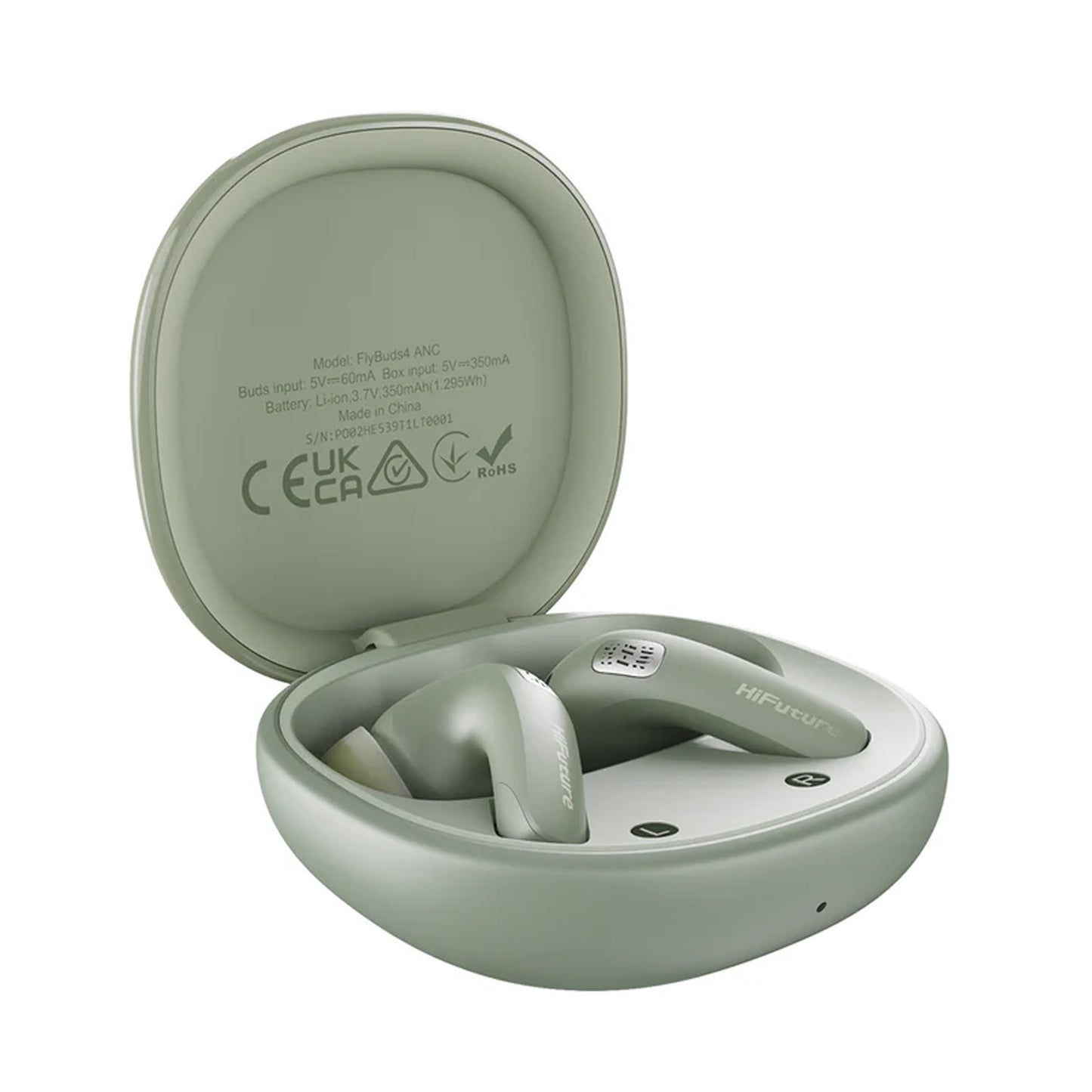 HiFuture FlyBuds4 In-Ear ANC TWS Earbuds, Green