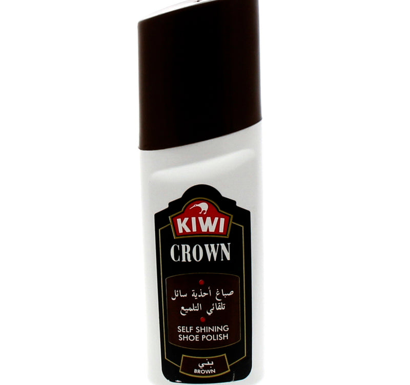 Kiwi Crown Self Shining Shoe Polish Brown 75 ml
