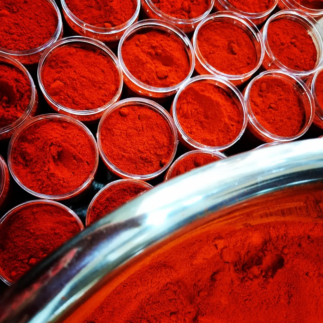 Red sweet pepper paprika spice Shefs