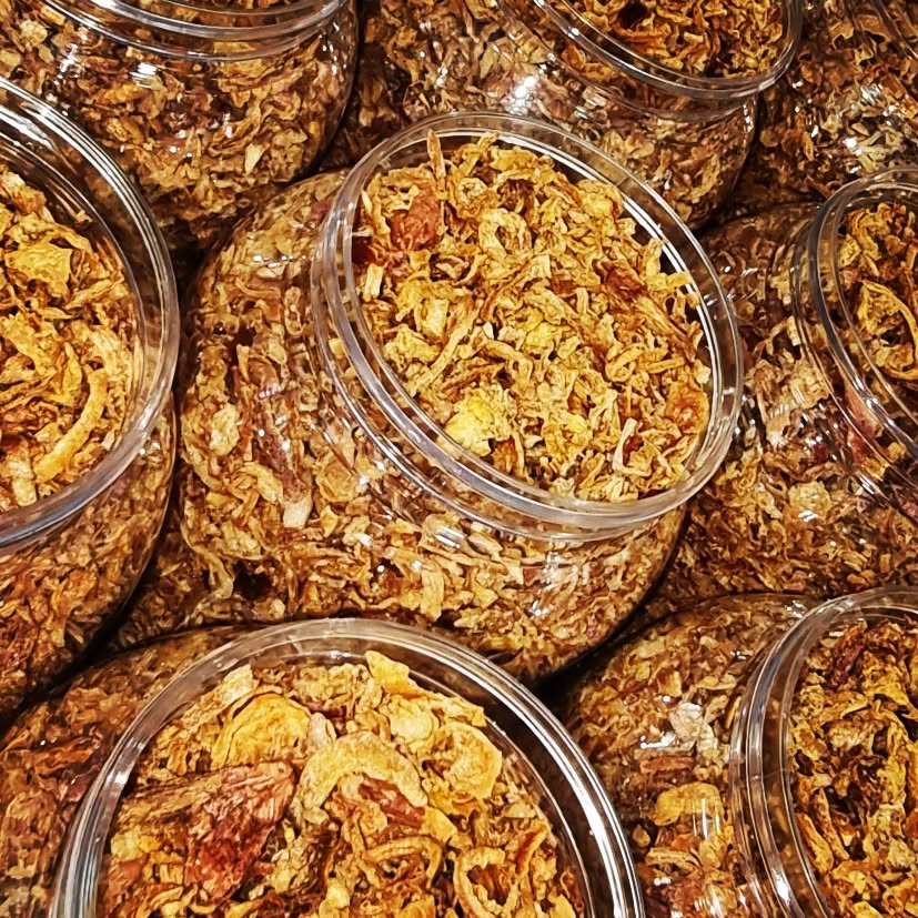 Fried dried onion slices Shefs