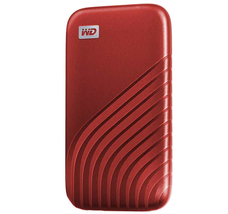 WD My Passport™ SSD 2TB Red, 1050MB/s Read, 1000MB/s Write, PC & Mac Compatiable