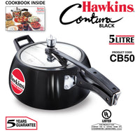 Hawkins Hard Anodised Aluminum Pressure Cooker Contura CB50 5L
