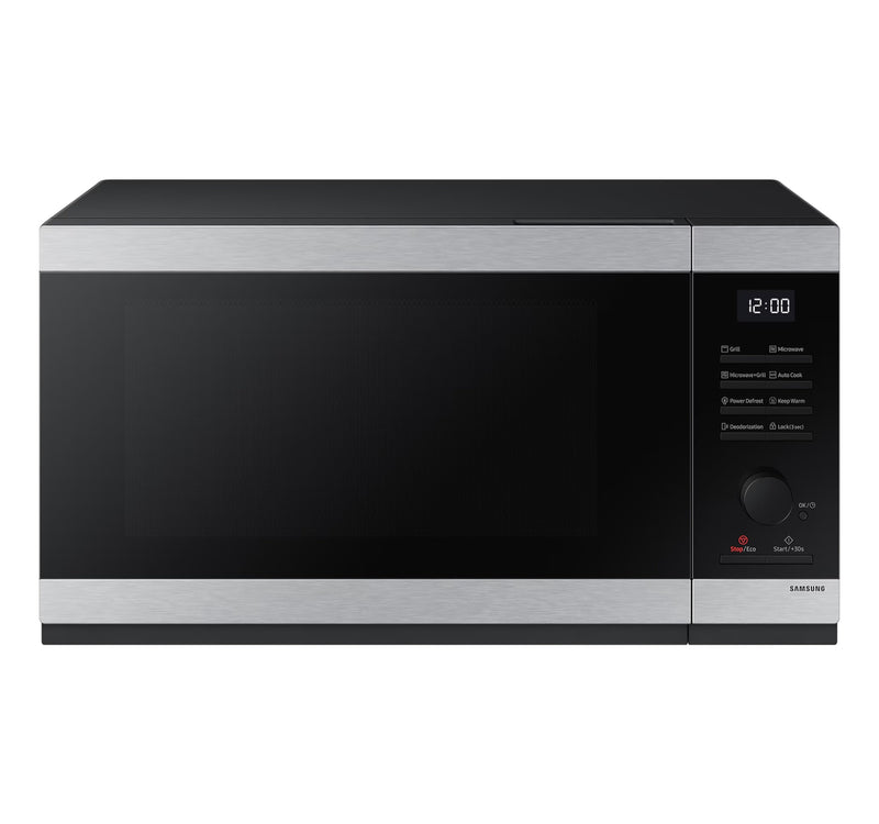 Samsung Grill Microwave Oven with Sheath Heater and Home Dessert, 40L, Silver, MG40DG5524ATSG