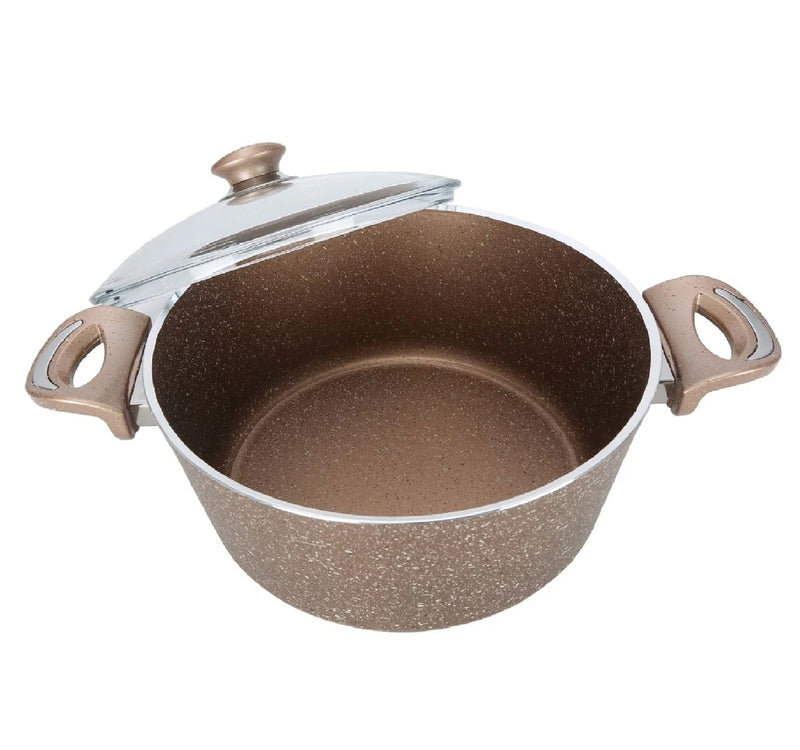 Chefline Granite Coating Aluminum Dutch Oven, 22 cm, C26G