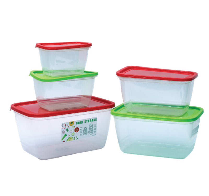 Bee Plastic Rectangular Storage Box, 10 pcs, 770 6-10
