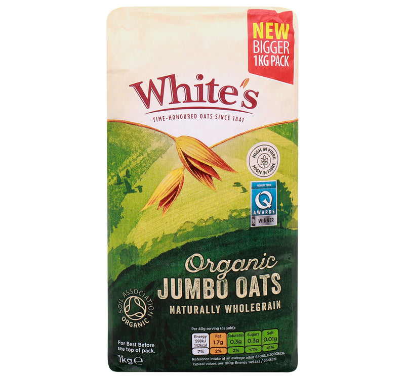 White's Organic Jumbo Oats 1 kg