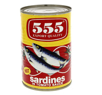 555 Hot Sardines In Tomato Sauce 425 g Lulu Hypermarket