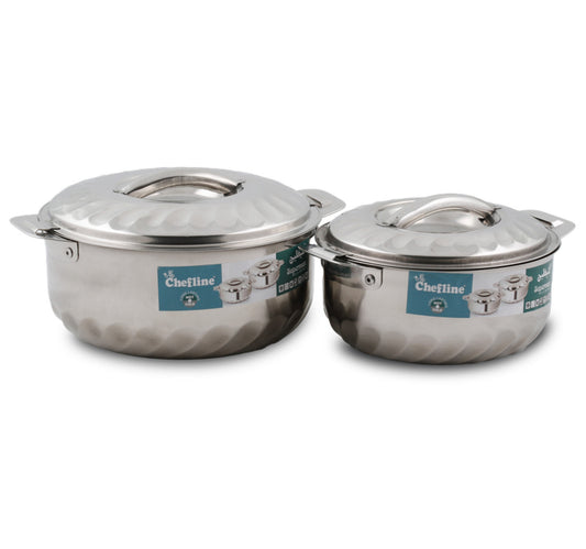 Chefline Stainless Steel Hotpot Set, 2 Pcs, TRINITY1525