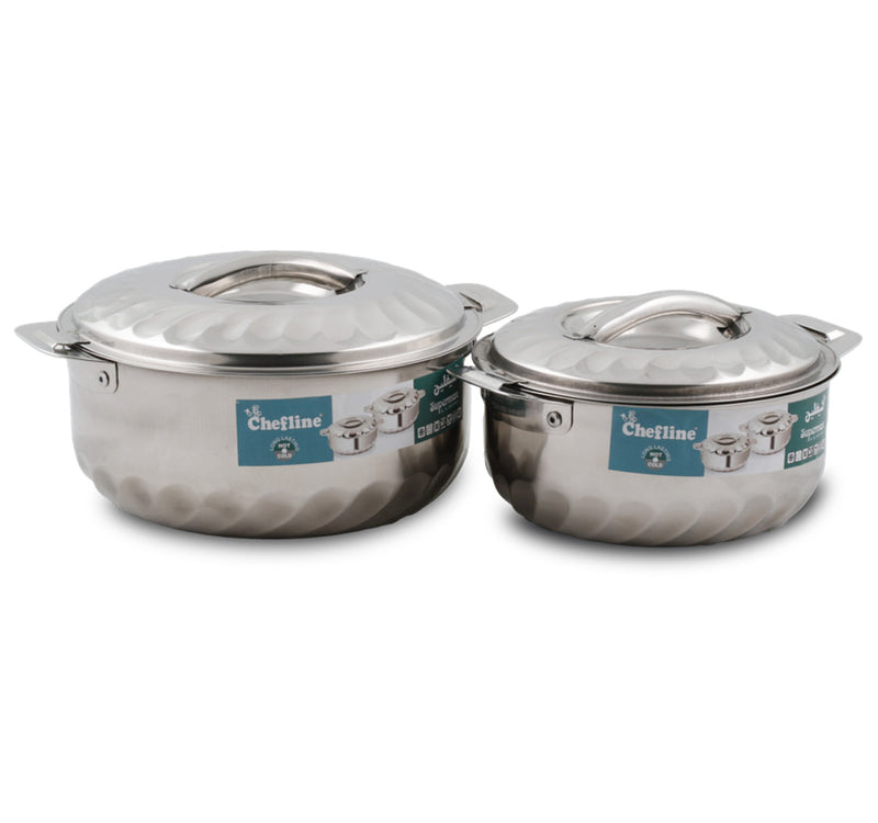 Chefline Stainless Steel Hotpot Set, 2 Pcs, TRINITY1525