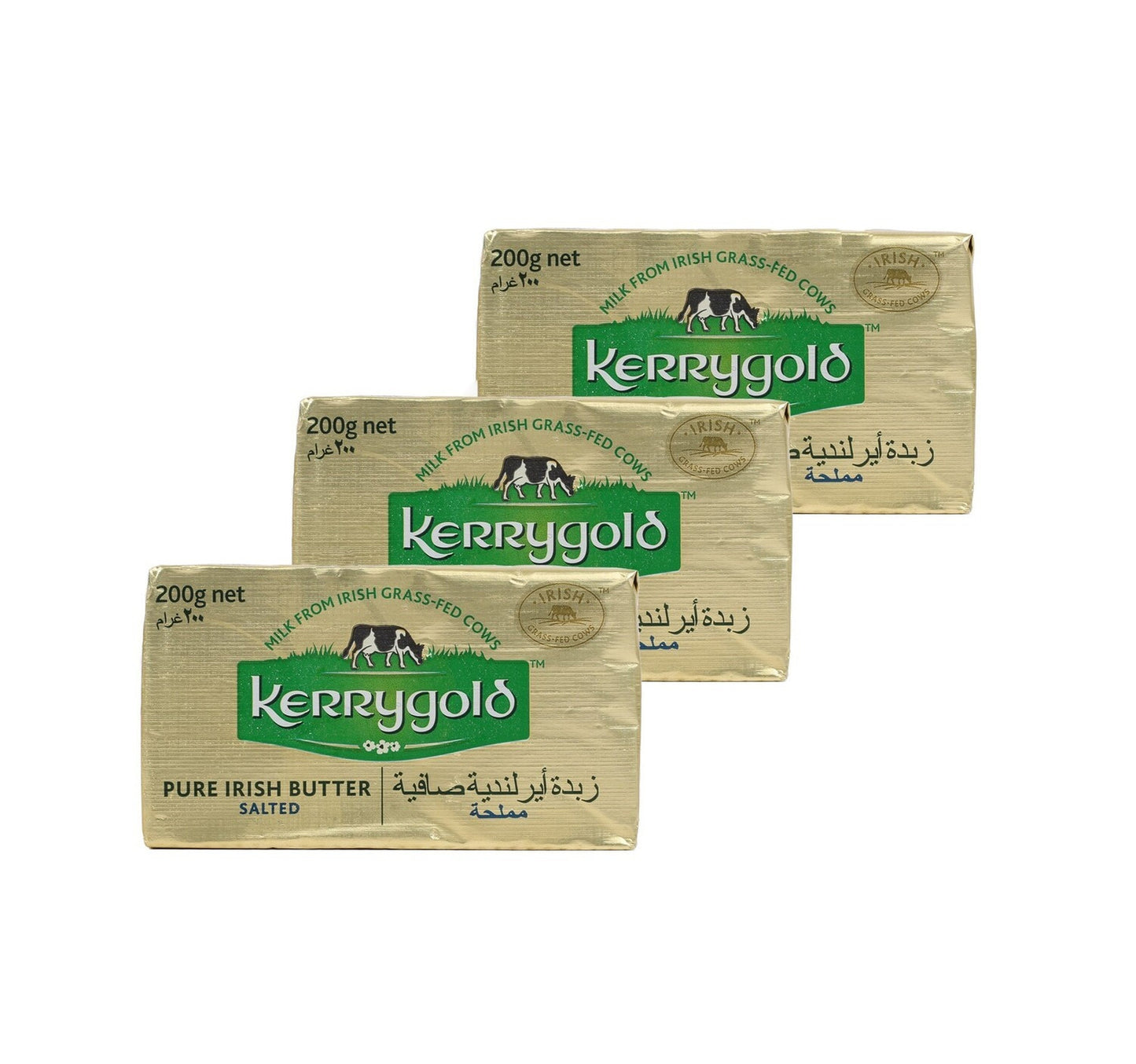 Kerrygold Salted Butter Value Pack 3 x 200 g Lulu Hypermarket