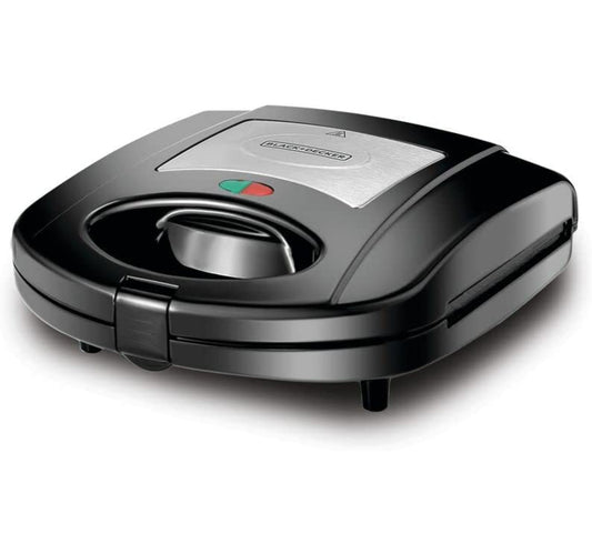 صانعة الساندويتشات 2 في 1 من بلاك + ديكر، 780 واط، أسود، TS2120-B5