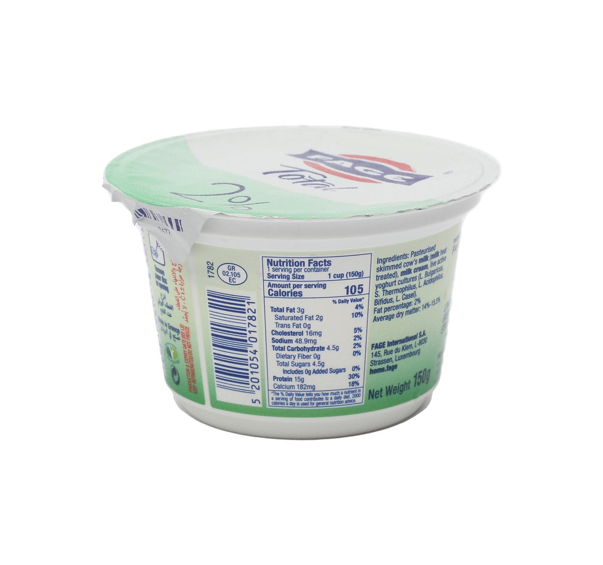 Fage Total Yoghurt 2% 150 g Sultan Center