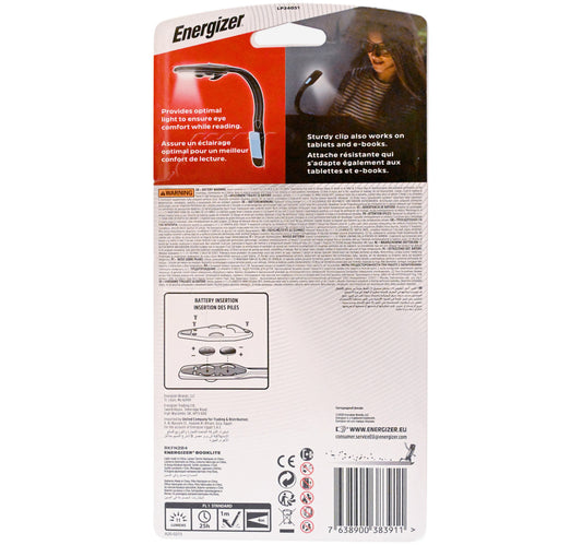 Energizer Book Light, Blue/Black, FNL2B1