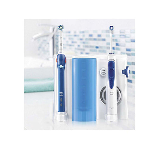 Oral-B Oxyjet Cleaning System + PRO 2000 Rechargeable Toothbrush