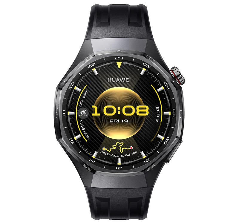 Huawei GT6 Pro Atum GPS + Wifi Smartwatch, 46 mm Titanium Alloy Case with Black Fluoroelastomer Strap, ATM-B29