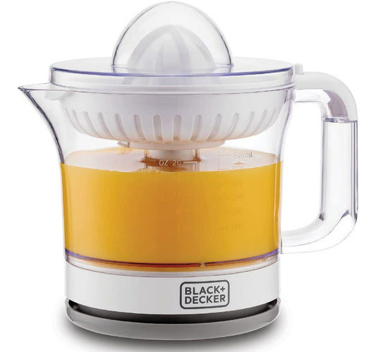 Black+Decker 25 W Juicer With 600ml Juicing Capacity, Transparent, CJ675