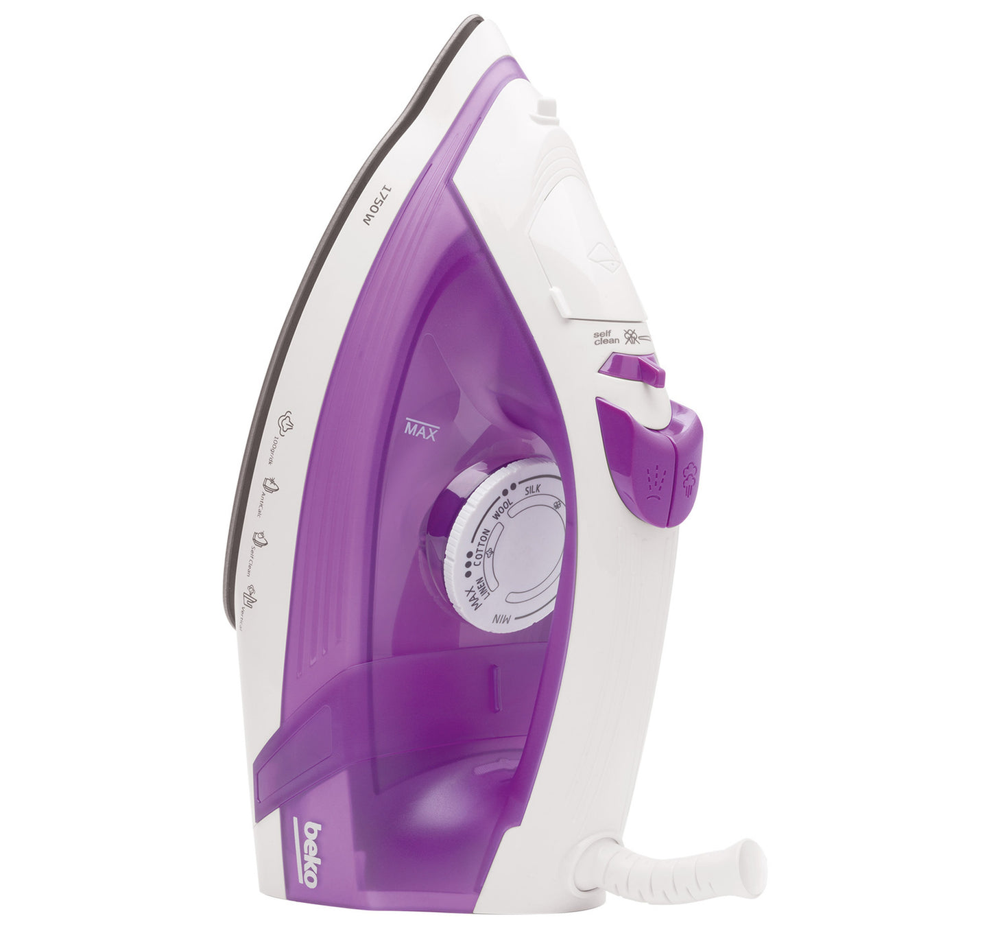 Beko Steam Iron, 1750 W, SIM3617