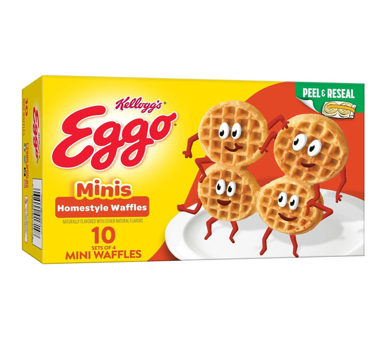 Kellogg's Eggo Minis Home Style Waffles 309 g
