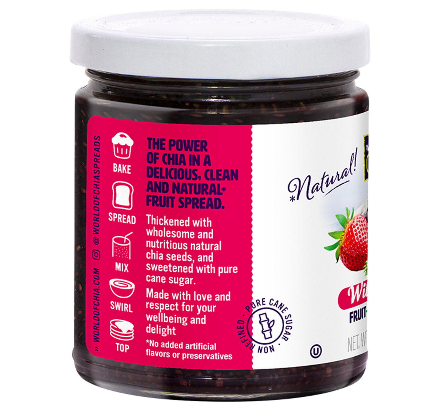 World Of Chia Wildberries Fruit + Chia Spread 300 g