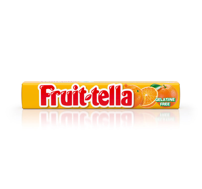 Fruit-tella Juicy Chewy Candy Sweet Orange Flavour 32.4 g