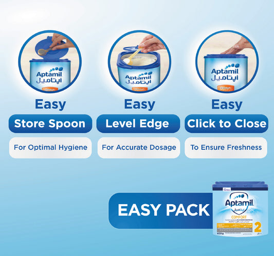 Aptamil Comfort Stage 2 Formula Milk Powder for Baby and Infant 400 g