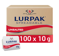 Lurpak Spreadable Butter Portions Unsalted 100 x 10 g Lulu Hypermarket