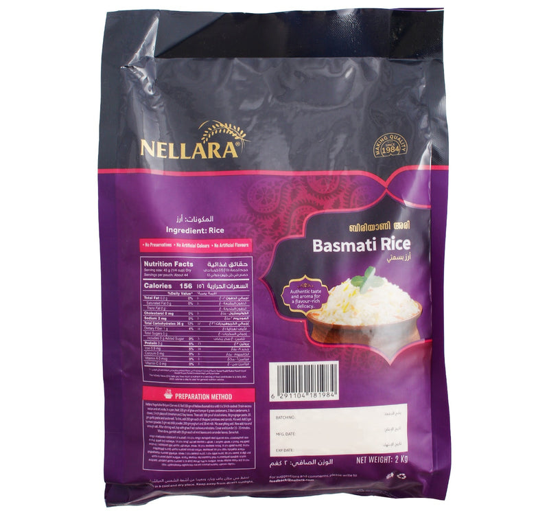 Nellara Basmati Rice 2 kg