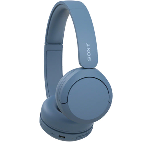 Sony Wireless Headphones with Microphone, Blue, WH-CH520