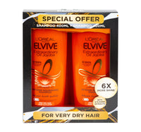 L'Oreal Paris Elvive Extraordinary Oil Jojoba Intense Nourishing Shampoo 2 x 400 ml