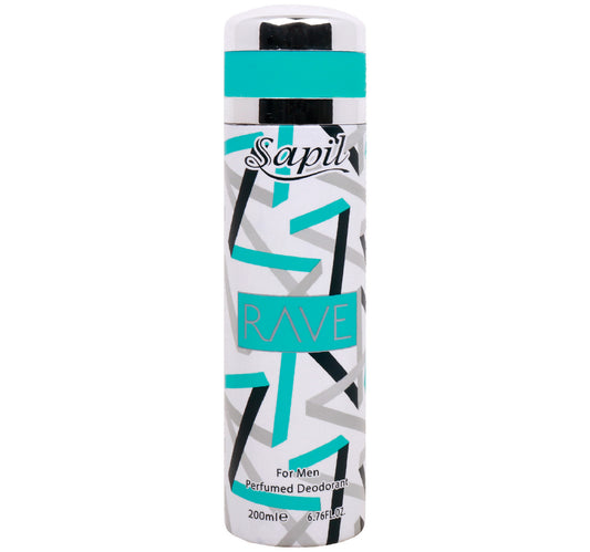 Sapil Rave Perfumed Deodorant Spray for Men 200 ml