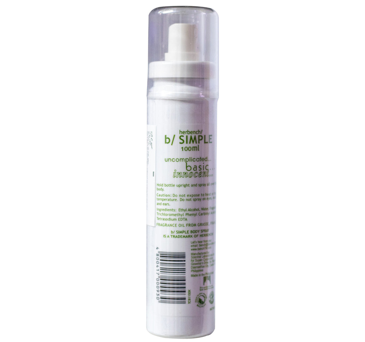 Bench Simple Body Spray 100 ml
