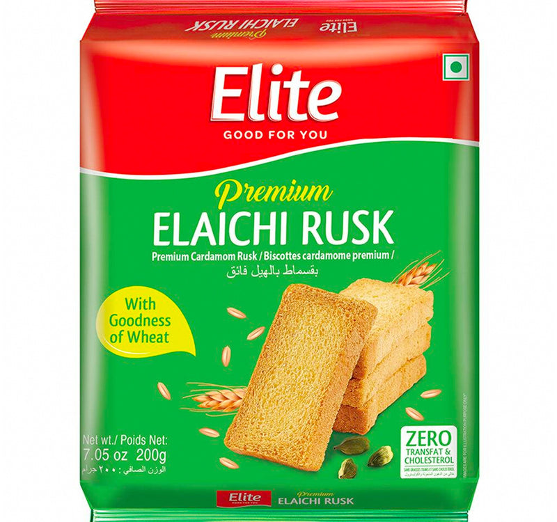 Elite Premium Elaichi Rusk 200 g Lulu Hypermarket