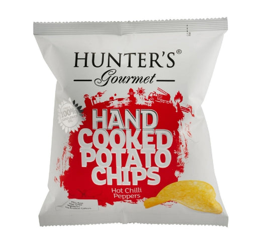 Hunter's Gourmet Potato Chips Hot Chilli Peppers 40 g Lulu Hypermarket