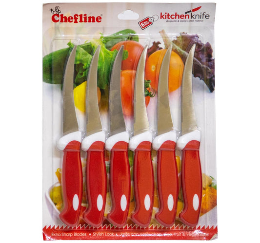 Chefline Kitchen Knife, 6 Pcs, 8 incheses