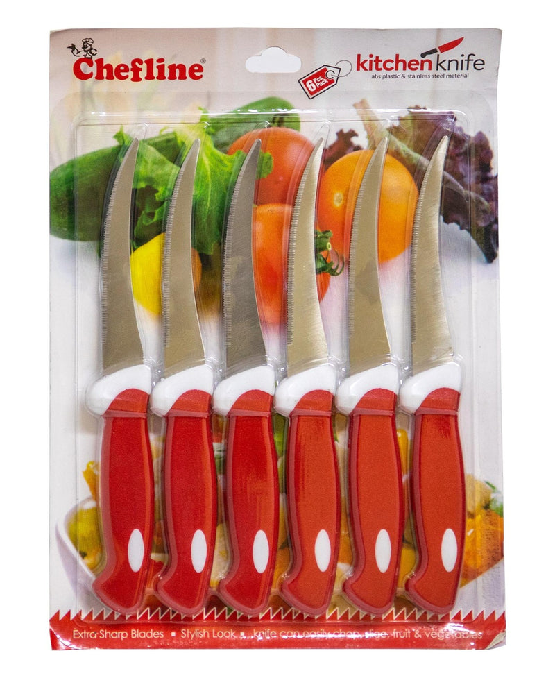 Chefline Kitchen Knife, 6 Pcs, 8 incheses