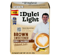 Dulci Light Brown Zero Calories Sweetener 50pcs 30 g Lulu Hypermarket