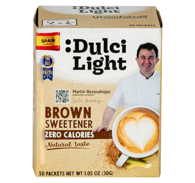 Dulci Light Brown Zero Calories Sweetener 50pcs 30 g Lulu Hypermarket