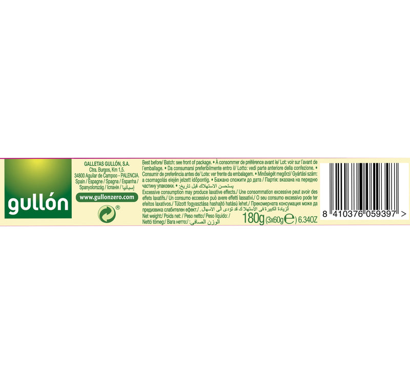 Gullon Wafer Chocolate Sugar Free 180 g