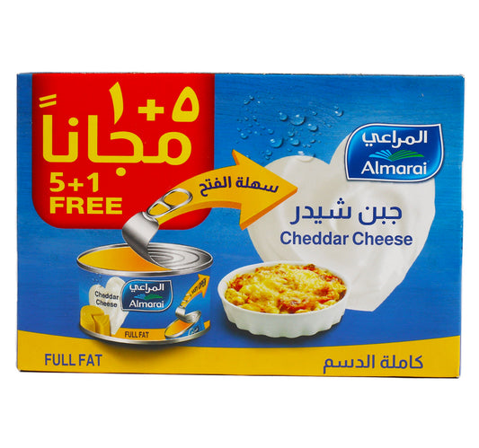 Almarai Full Fat Cheddar Cheese 6 x 56 g Lulu Hypermarket