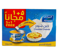 Almarai Full Fat Cheddar Cheese 6 x 56 g Lulu Hypermarket