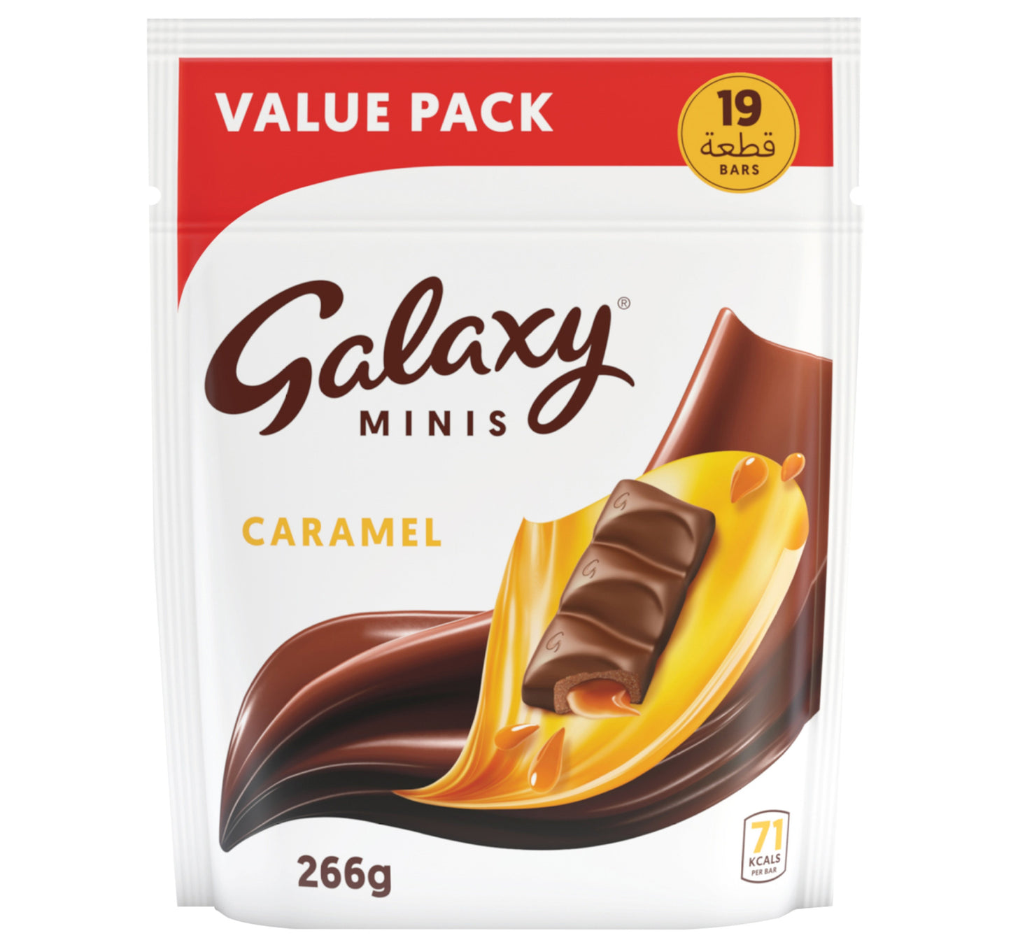 Galaxy Minis Caramel Chocolate Bar 19 pcs 266 g