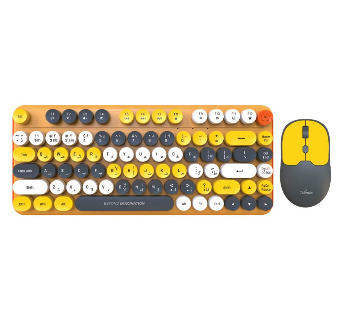 Trands Wireless Keyboard + Wireless Mouse, TR-KB9765